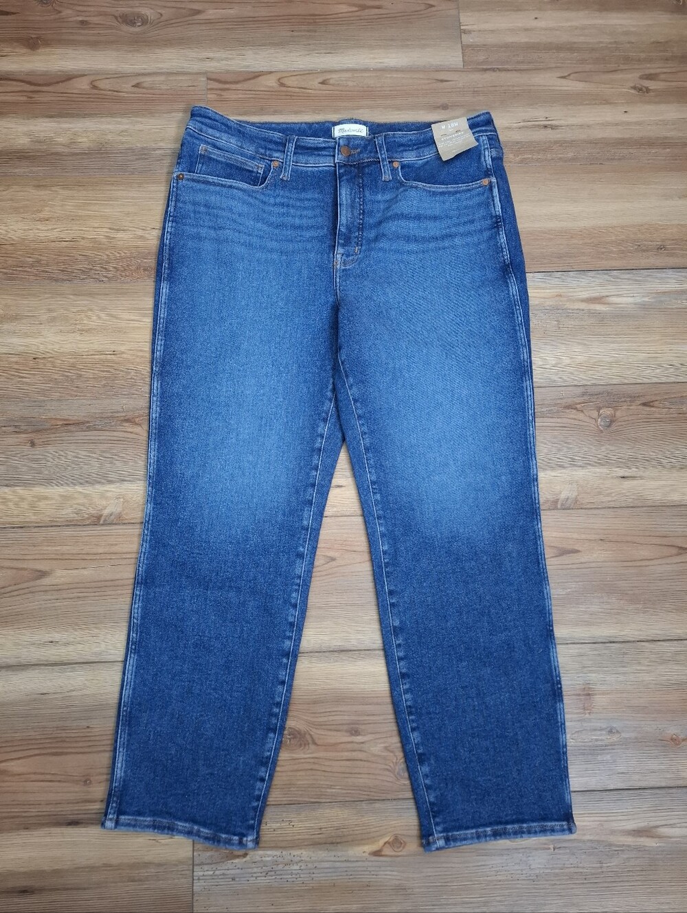 Madewell Plus Stovepipe Jeans Women's 18W Blue NEW